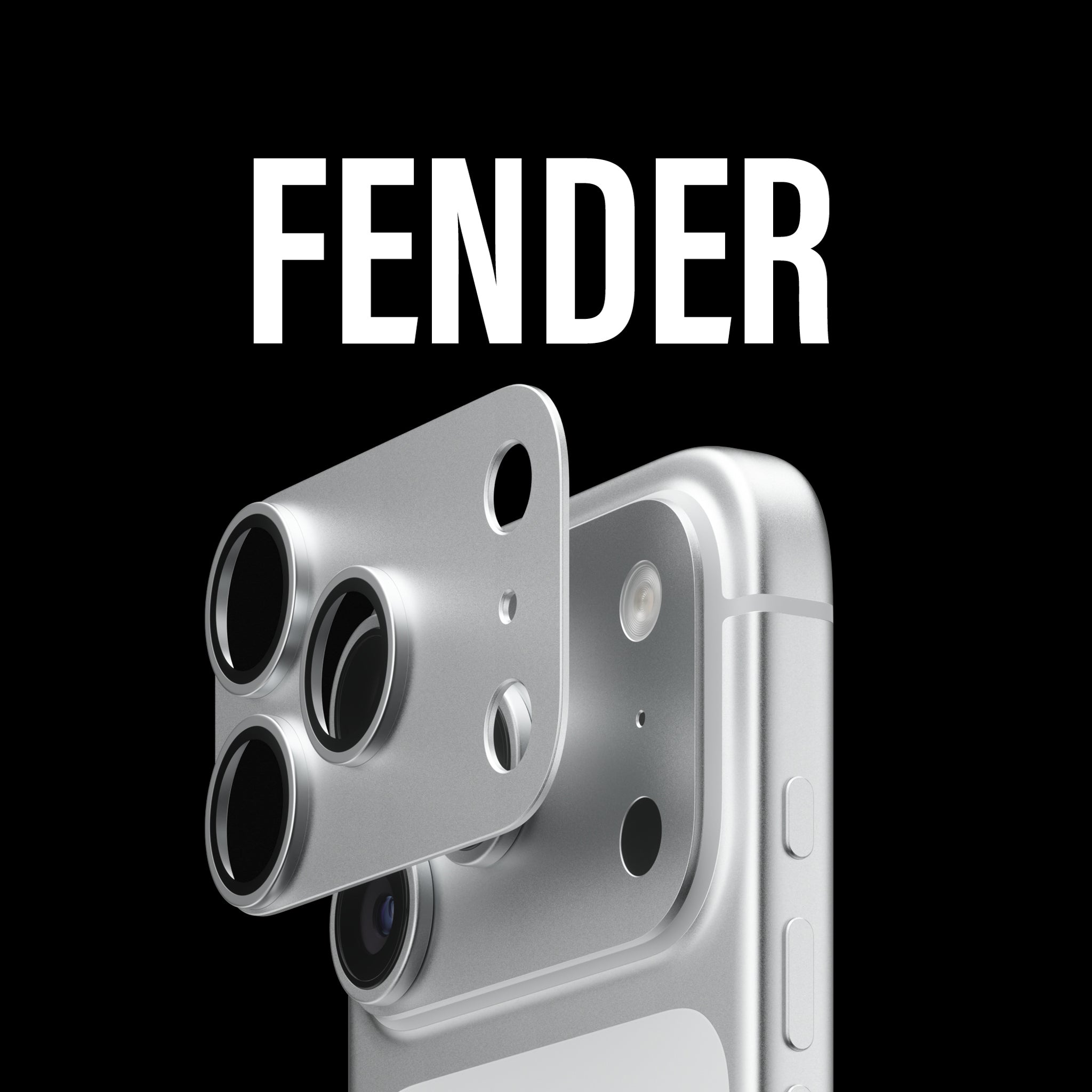 PanzerGlass® Fender Kamerabeskytter Sølv iPhone 18 Pro